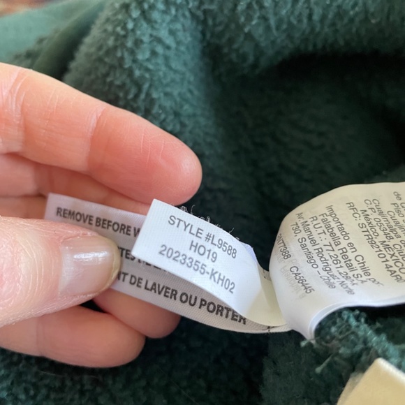 Madewell Polartec® Fleece Half-Zip Jacket L9588 Large - Picture 6 of 6